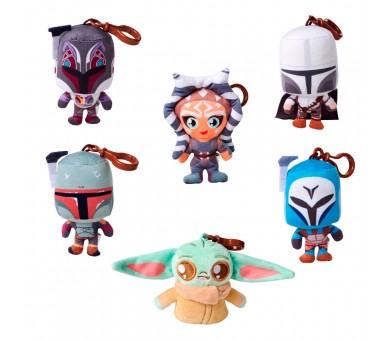 Llavero peluche Mandalorian Star Wars 10cm surtido