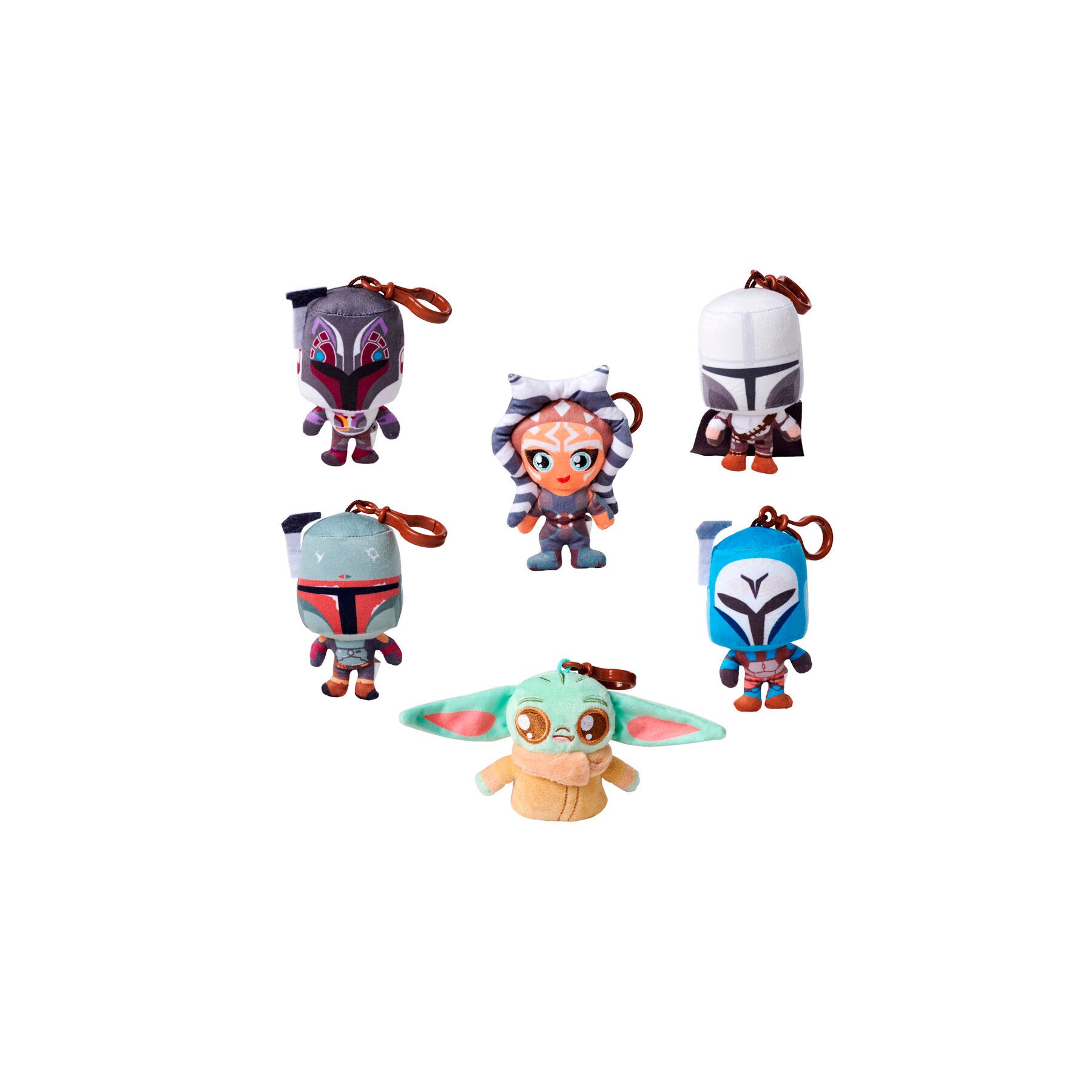 Llavero peluche Mandalorian Star Wars 10cm surtido