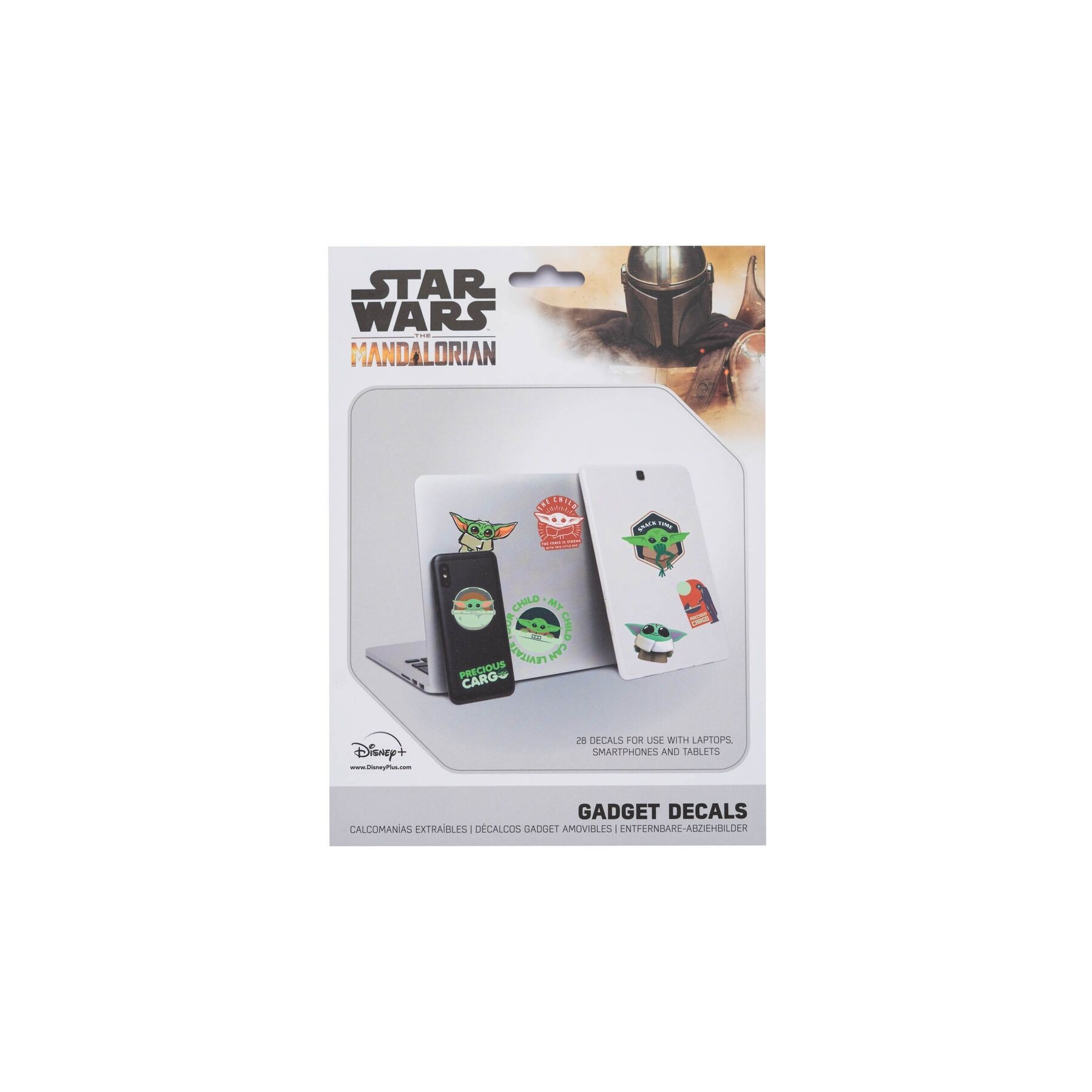Set pegatinas reutilizables Mandalorian Star Wars