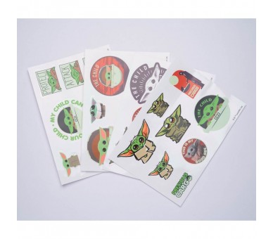 Set pegatinas reutilizables Mandalorian Star Wars