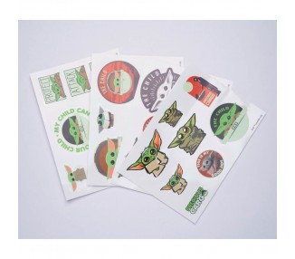 Set pegatinas reutilizables Mandalorian Star Wars