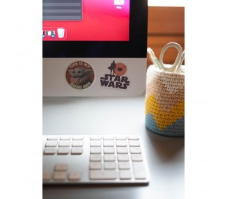 Set pegatinas reutilizables Mandalorian Star Wars