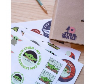 Set pegatinas reutilizables Mandalorian Star Wars