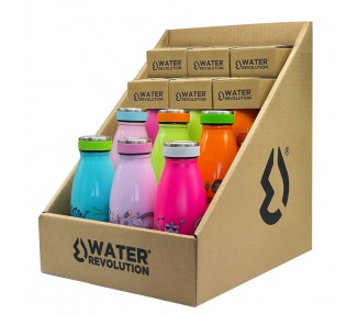 Botella acero inoxidable termo 350ml Water Revolution surtido