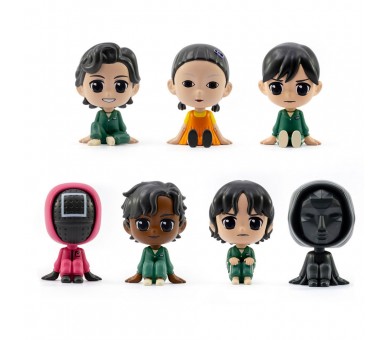Figura sorpresa El Juego del Calamar 6cm surtido