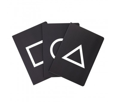 Set 3 cuadernos A5 El Juego del Calamar