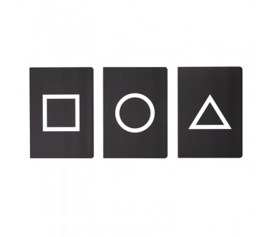 Set 3 cuadernos A5 El Juego del Calamar