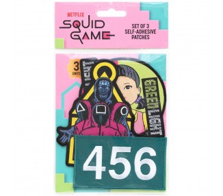 Set 3 parches El Juego Del Calamar