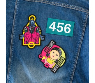 Set 3 parches El Juego Del Calamar