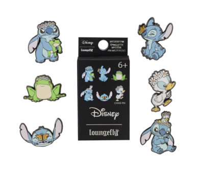 Blind Box Mystery Enamel Pin Stitch Disney Loungefly surtido
