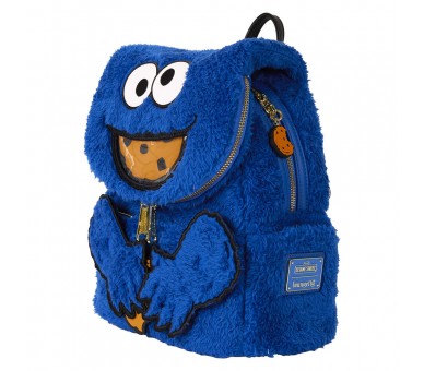 Mochila peluche + monedero Cookie Monster Barrio Sesamo Loungefly