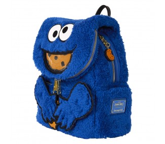 Mochila peluche + monedero Cookie Monster Barrio Sesamo Loungefly