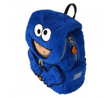 Mochila peluche + monedero Cookie Monster Barrio Sesamo Loungefly