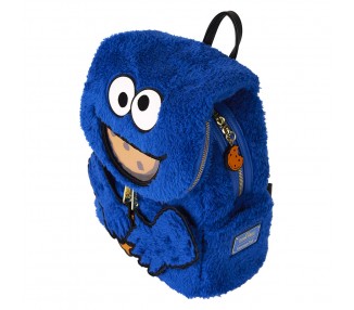 Mochila peluche + monedero Cookie Monster Barrio Sesamo Loungefly