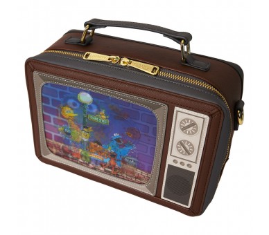 Bolso bandolera lenticular Retro TV Barrio Sesamo Loungefly