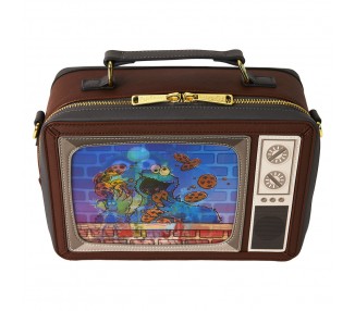 Bolso bandolera lenticular Retro TV Barrio Sesamo Loungefly