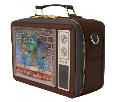 Bolso bandolera lenticular Retro TV Barrio Sesamo Loungefly