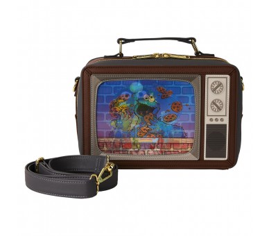 Bolso bandolera lenticular Retro TV Barrio Sesamo Loungefly