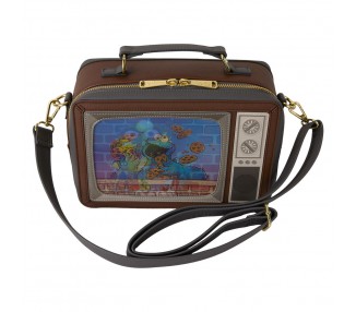 Bolso bandolera lenticular Retro TV Barrio Sesamo Loungefly