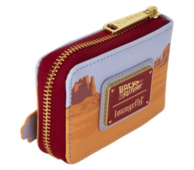 Tarjetero 40th Anniversary Delorean Accordion Regreso al Futuro Loungefly