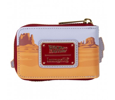 Tarjetero 40th Anniversary Delorean Accordion Regreso al Futuro Loungefly