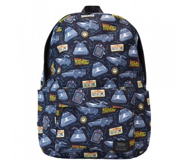Mochila nylon 40th Anniversary Regreso al Futuro Loungefly 44cm