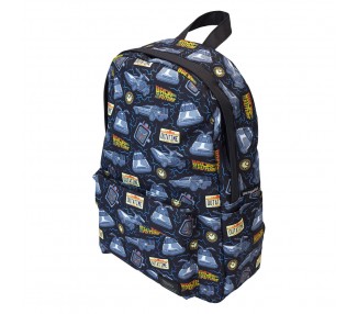 Mochila nylon 40th Anniversary Regreso al Futuro Loungefly 44cm