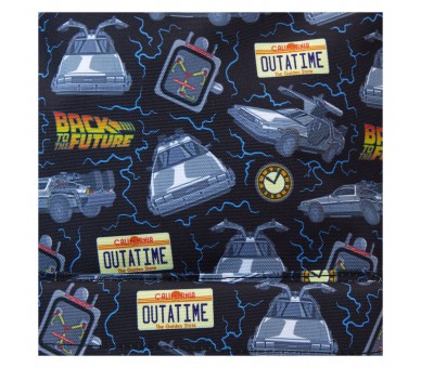 Mochila nylon 40th Anniversary Regreso al Futuro Loungefly 44cm