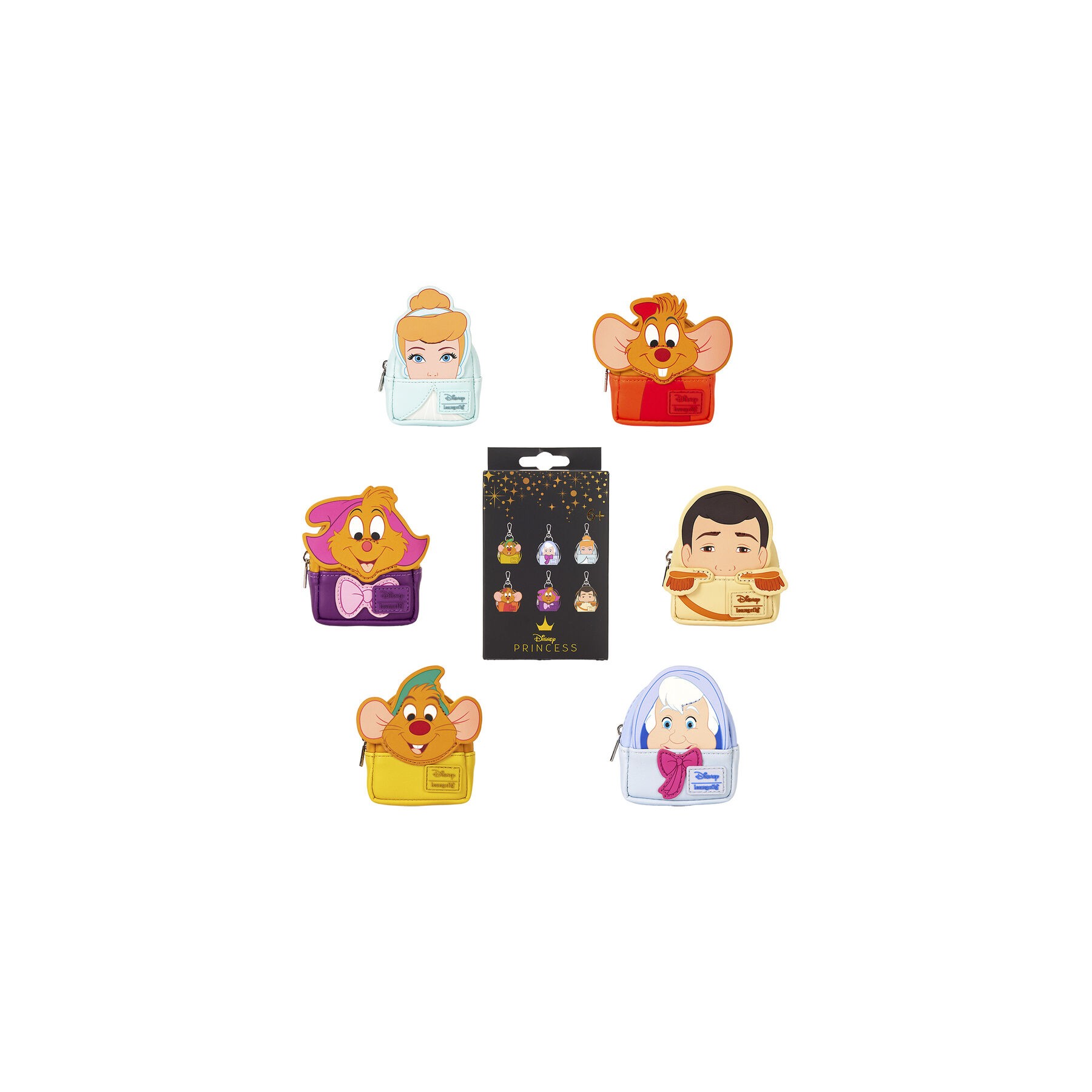 Llavero mini mochila Mystery Cenicienta Disney Loungefly surtido