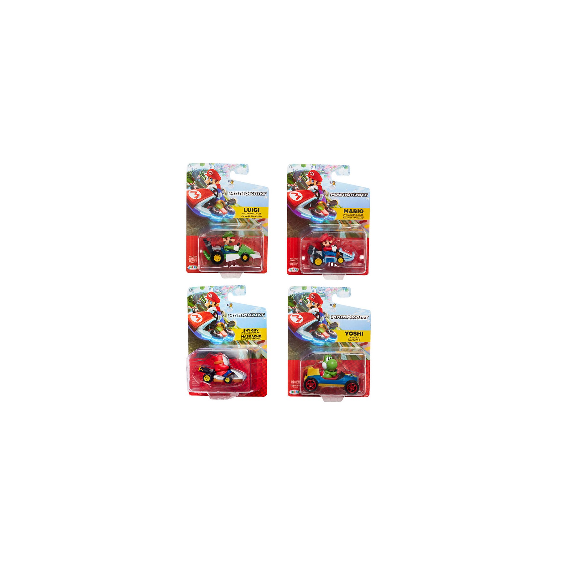 Figura Mario Kart Racers 6cm surtido