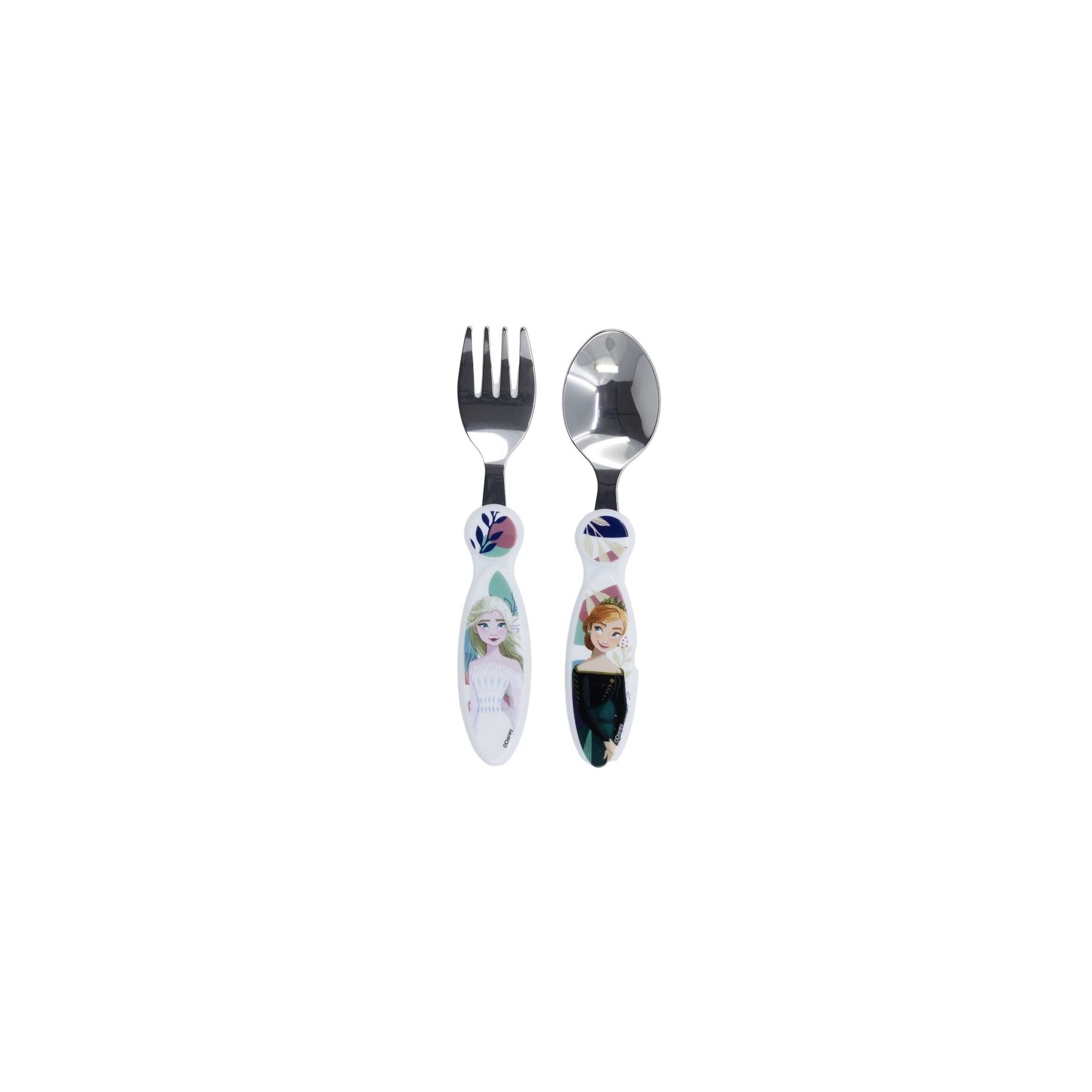 Set 2 cubiertos metalicos Frozen Disney