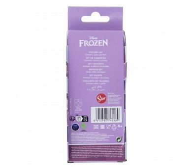 Set 2 cubiertos metalicos Frozen Disney