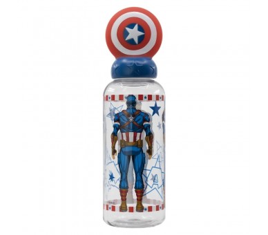 Vaso figura 3D Capitan America Marvel 560ml