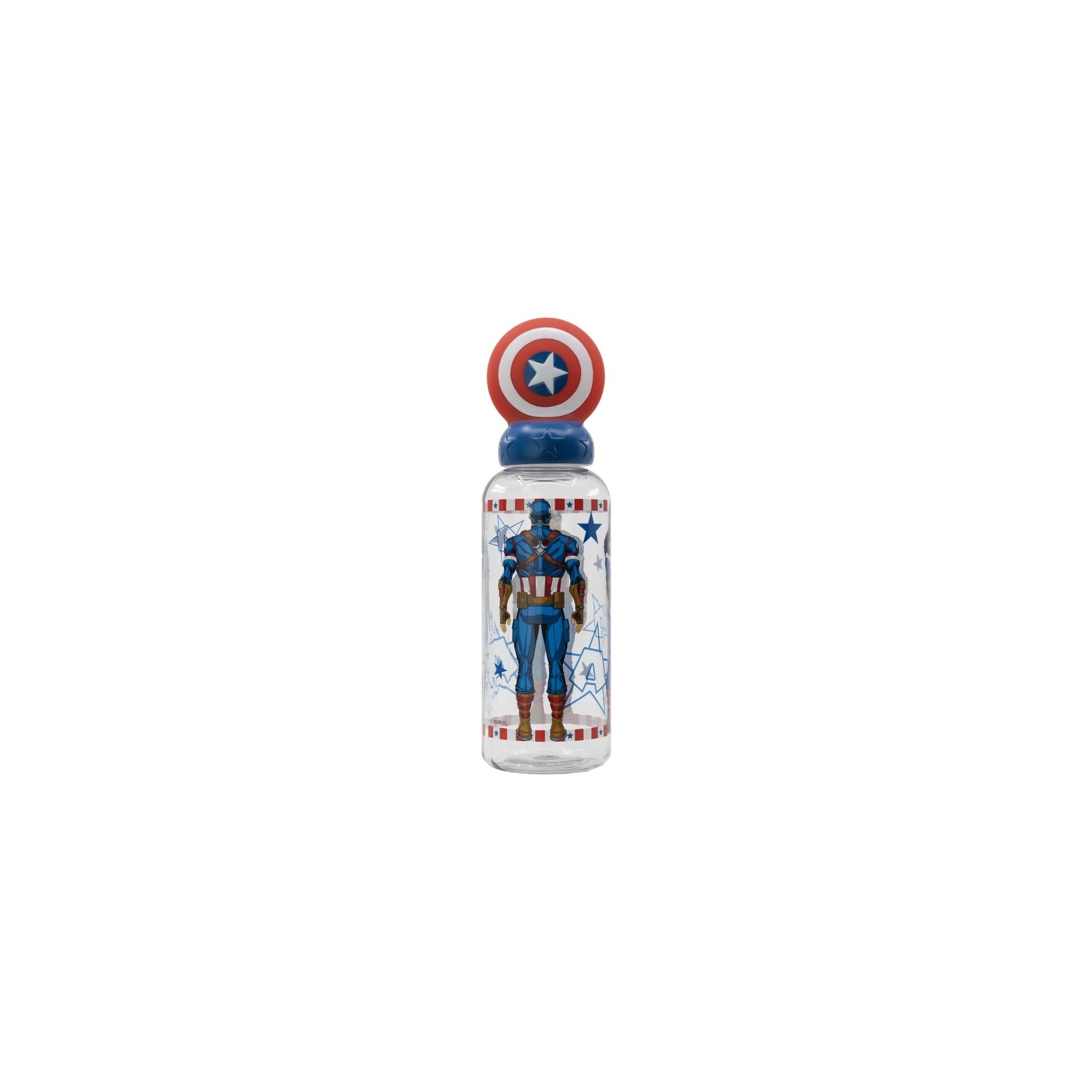 Vaso figura 3D Capitan America Marvel 560ml