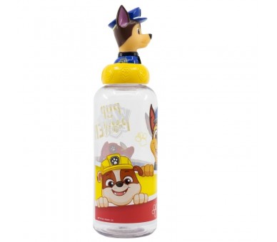 Botella figura 3D Pup Power Patrulla Canina Paw Patrol 560ml