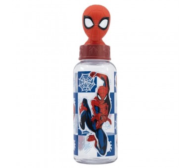 Botella figura 3D Arachnid Grid Spiderman Marvel 560ml