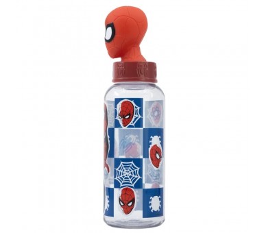 Botella figura 3D Arachnid Grid Spiderman Marvel 560ml