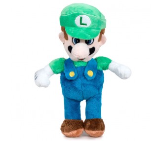 Peluche Luigi Super Mario Bros 22cm