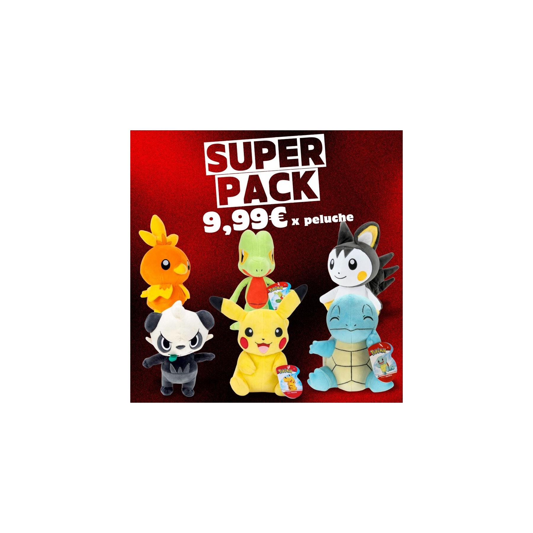 Pack oferta Peluches Pokemon