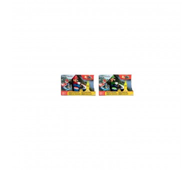 Coche Surtido Mario Kart Nintendo 6,5Cm 2 Unidades
