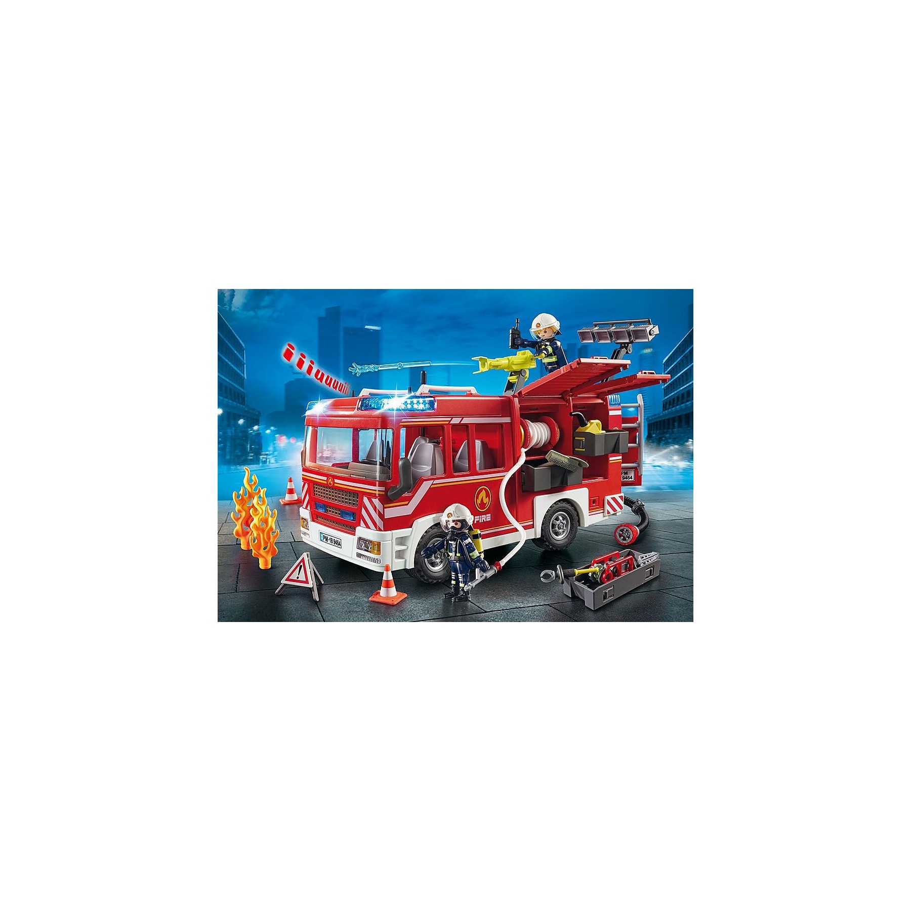 Playmobil Ciudad Accion -  Camion De Bomberos