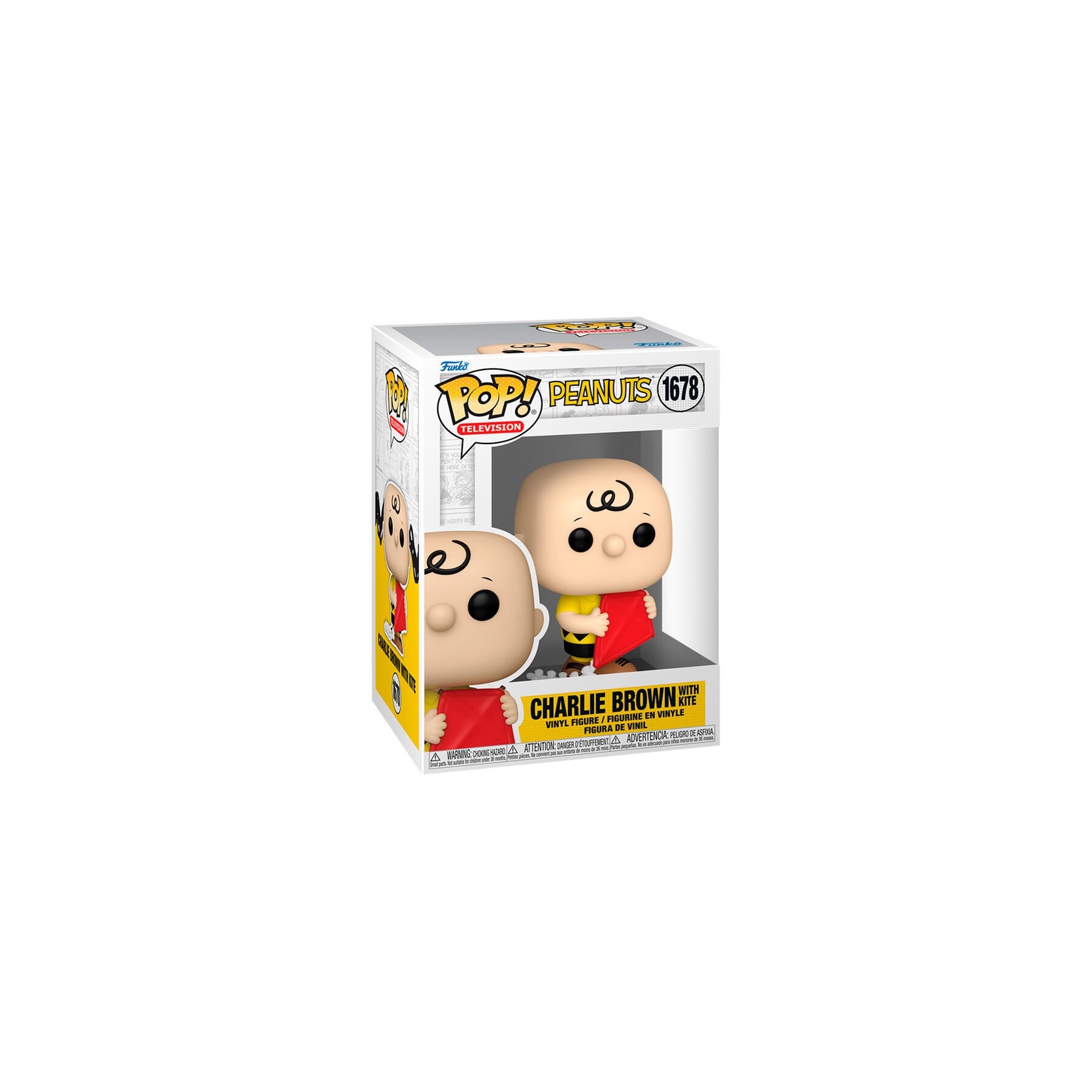 Figura Pop Snoopy Charlie Brown With Kite