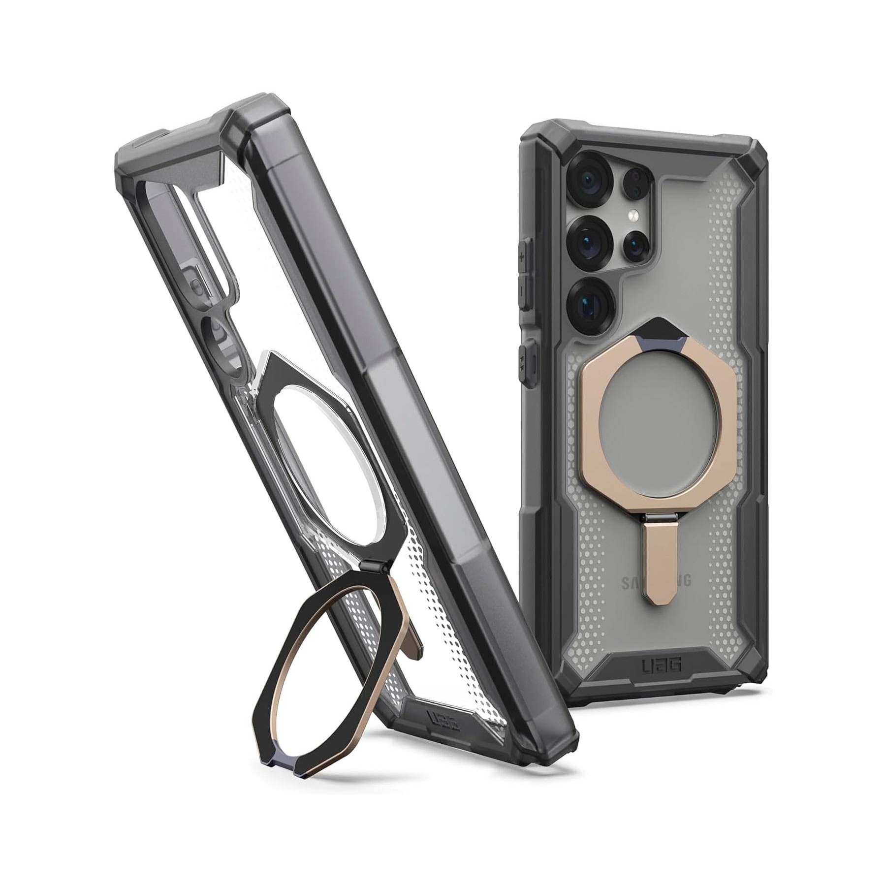 Uag Funda Plasma Xte Negro Gris Transparente / Samsung Galax