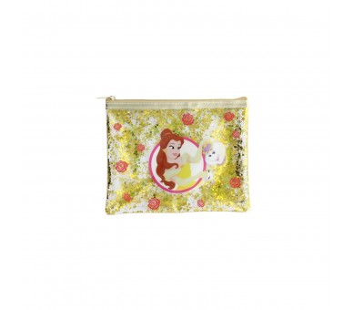 Neceser Brillantina Bella La Bella Y La Bestia Disney 6 Unid