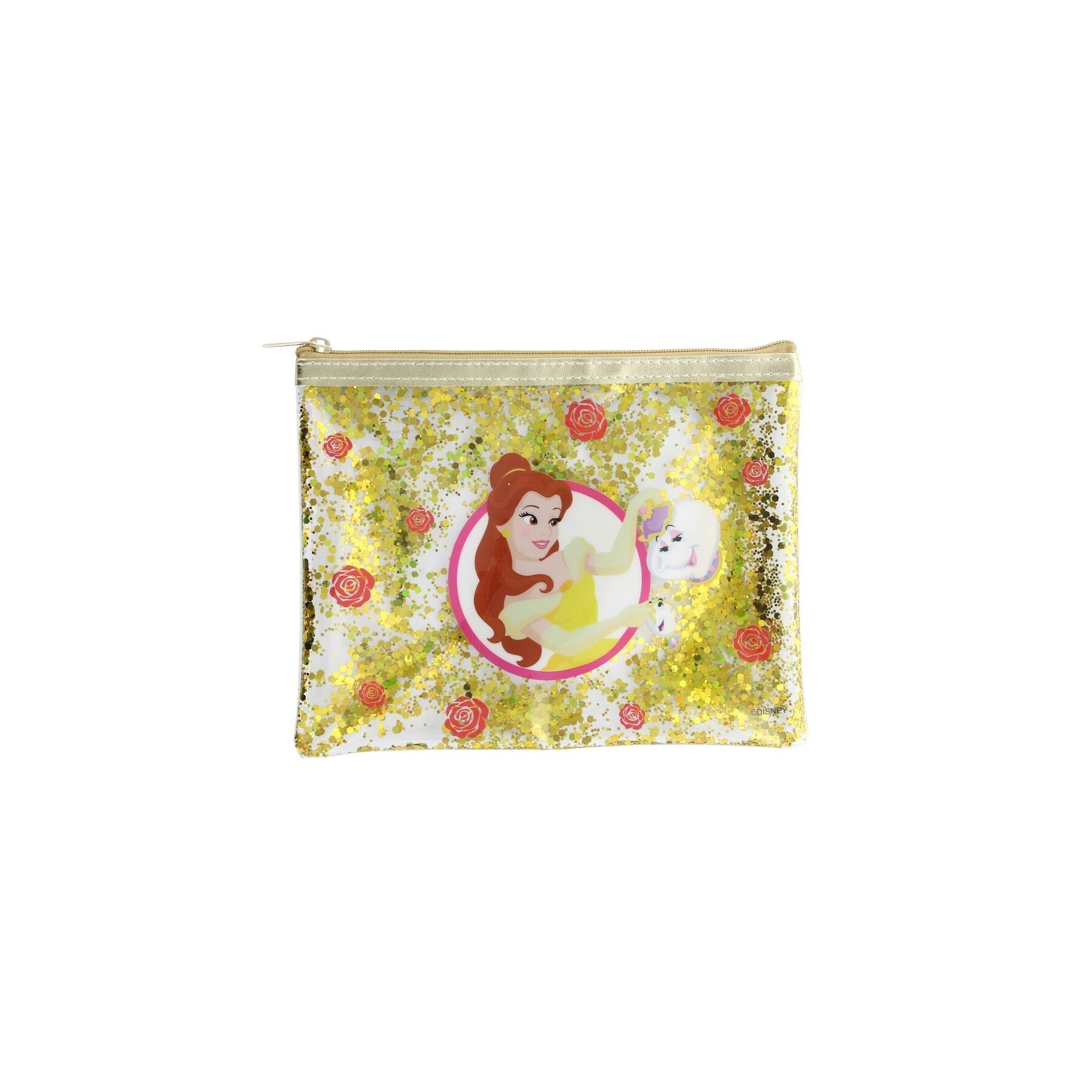 Neceser Brillantina Bella La Bella Y La Bestia Disney 6 Unid