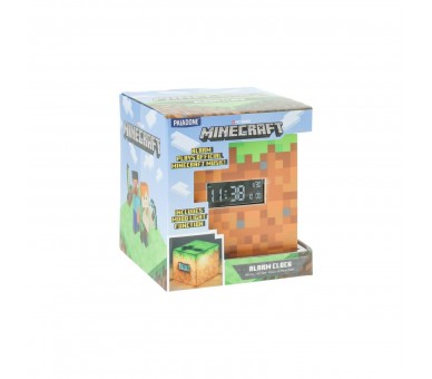 Lampara Despertador Paladone Minecraft Bloque