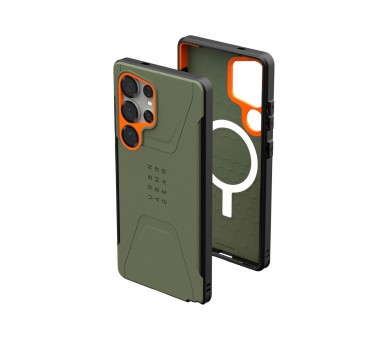 Uag Funda Civil Oliva/Naranja / Samsung Galaxy S25 Ultra