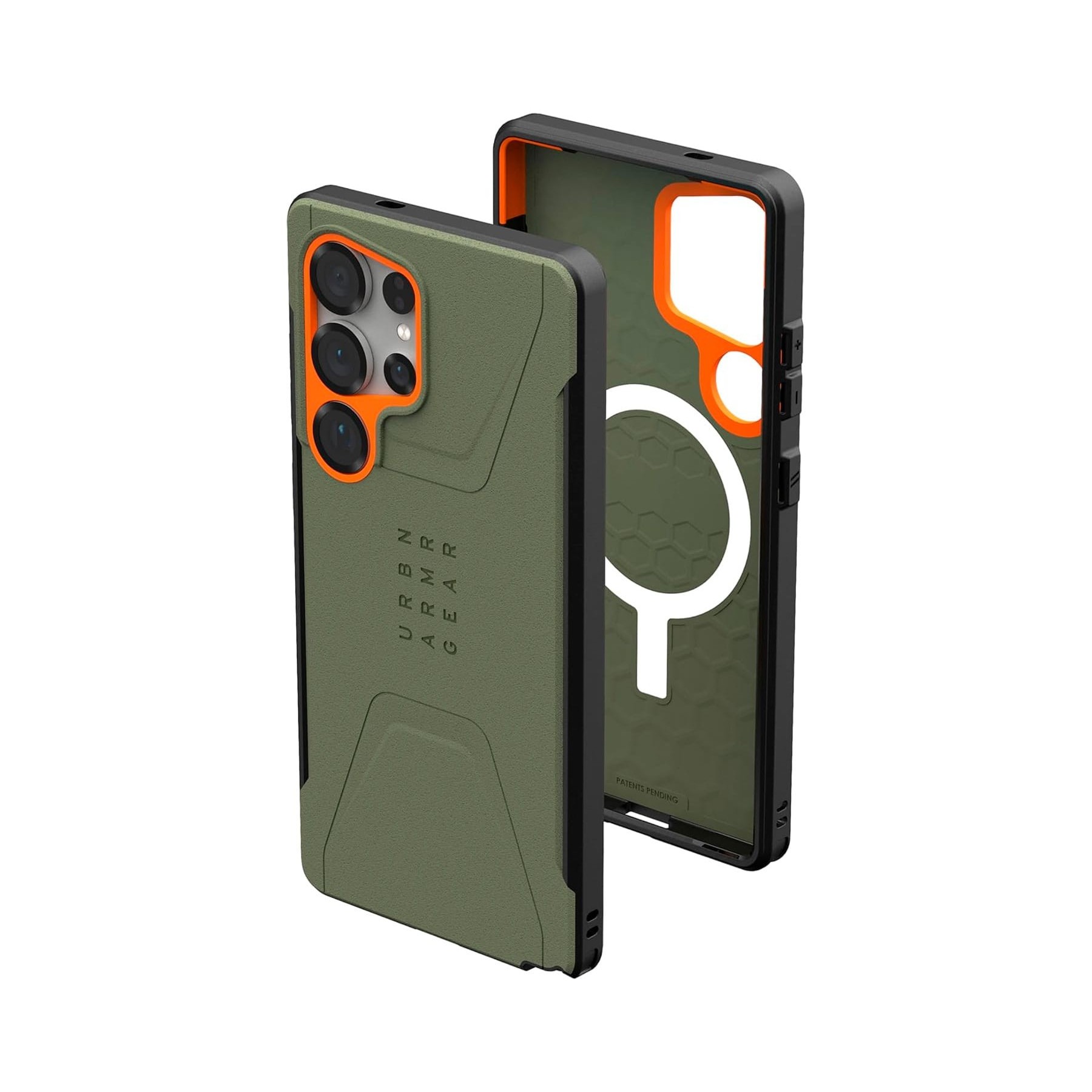 Uag Funda Civil Oliva/Naranja / Samsung Galaxy S25 Ultra