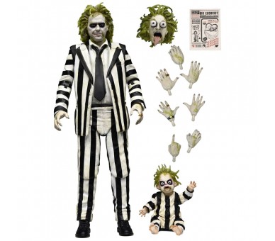 Figura Ultimate Beetlejuice Striped Suit Beetlejuice 18cm
