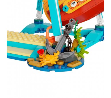 Kit construccion Paseo en Barco Pirata Kung Fu Panda 379pzs